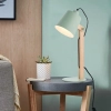 Stołowa lampa regulowana Swivel 92716/04 skandynawska drewniana zielona