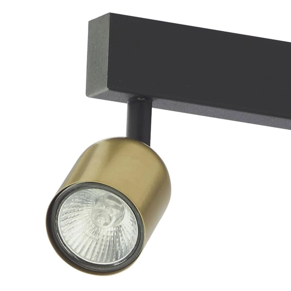 Wielopunktowe reflektorki sufitowe Top 1022 TK Lighting czarna złota