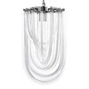 Wisząca lampa Murano JD9607-S.CHROM kryształowa chrom
