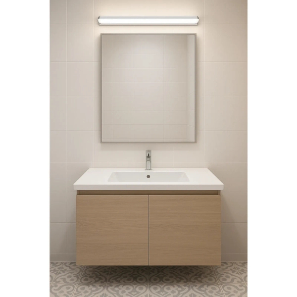 Łazienkowy kinkiet Mirror KLSMIR LED 12W 6500K nad lustro IP65 srebrny