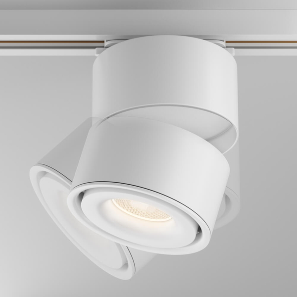 Lampa sufitowa szynowa jednofazowa Yin TR084-1-15W3K-W LED 15W 3000K biała