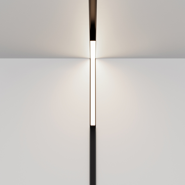 Szynowa lampa narożna Basis TR102-24W4K-B-1 LED 24W 4000K do holu magnetyczna czarna