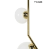 Wisząca lampa RUGIA złota biała MSE1501100490 2xG9 szklana nad stół