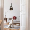 Wisząca lampa loftowa BUENO czarna 31-50441 1xGx53 szklana nad wyspę