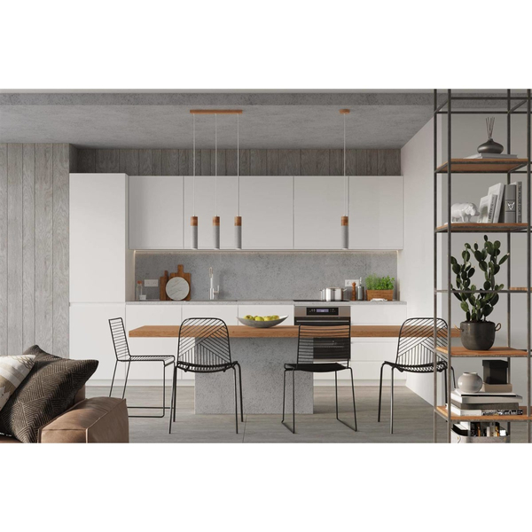 Betonowa lampa wisząca SL.0966 do kuchni betonowa drewniana