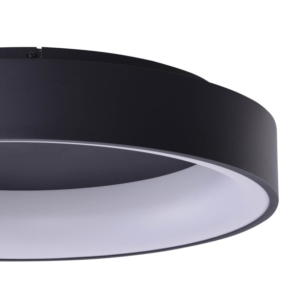 Jadalniana lampa sufitowa Solvent LED 92W nad stół czarna