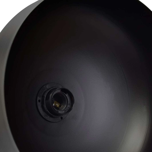 Wisząca LAMPA skandynawska TAYLOR MLP6218 Milagro metalowa OPRAWA loftowy ZWIS kopuła czarna