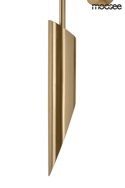 2-płomienna lampa ścienna Locca MSE010400225 złota