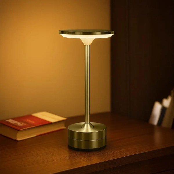 Nocna lampka akumulatorowa Tavolo ML2268 LED 2,5W CCT złoty