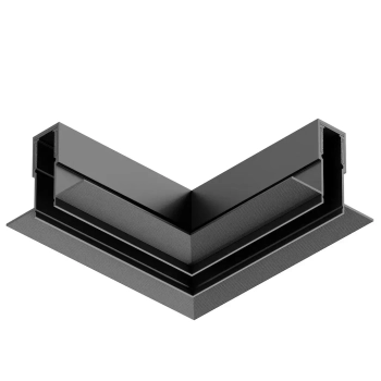 Boczny narożnik podtynkowy Magnetic Track ML2188 czarny