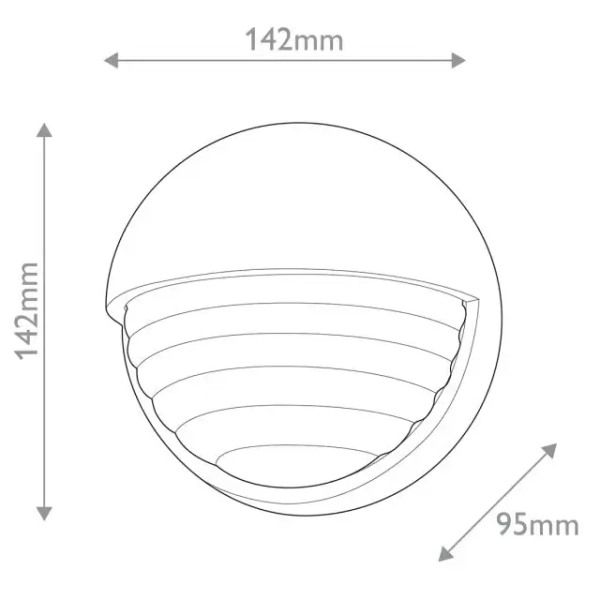 Modernistyczna lampa ścienna Palais QN-PALAIS-WS-VBS LED 9W 3000K mosiądz
