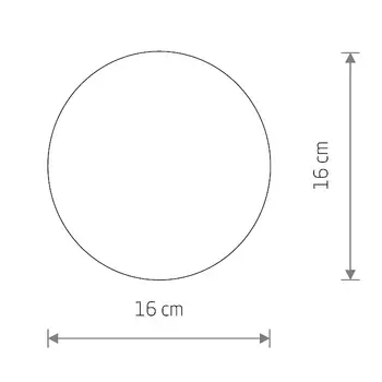 Klosz salonowy Cameleon Snowball 160 10268 Nowodvorski kula ball biała