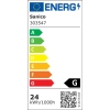 Podtynkowa lampa okrągła MARS 303547 Polux LED 24W 3000K wpust biały