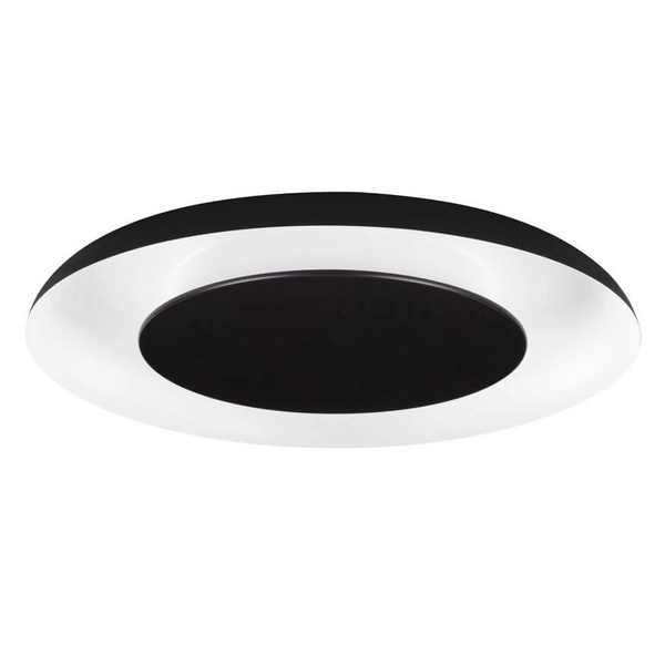 Okrągła lampa sufitowa CAPINOTA LE44802 LED 38W 2700-4000K czarny biały