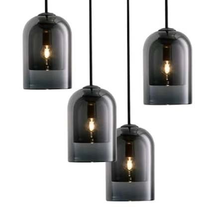 Wisząca lampa kuchenna CGBELLWIS nad wyspę przydymiona