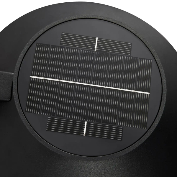 Kinkiet elewacyjny Justina 2418071003 LED 5W 3000K IP44 z czujnikiem czarny