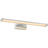 Łazienkowa LAMPA ścienna ONNO 79297/12/12 Lucide metalowa OPRAWA kinkiet LED 12W 3000K prostokątna IP44 satyna chrom biała