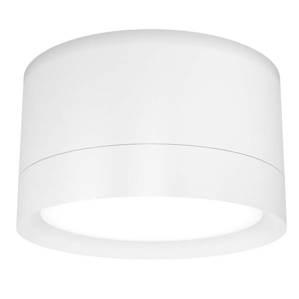 Plafon natynkowy Hoop C086CL-GX53-SRD-W LED 12W do salonu biały