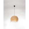 Lampa wisząca ratanowa OVINCIA LE45370 do sypialni naturalna