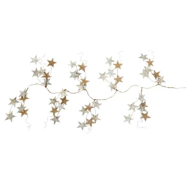 Świąteczna dekoracja gwiazdki 1,5m 20 LED 0,8W ciepła