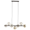 Lampa wisząca do gabinetu Lava Brown 11033 szklane kule brązowy