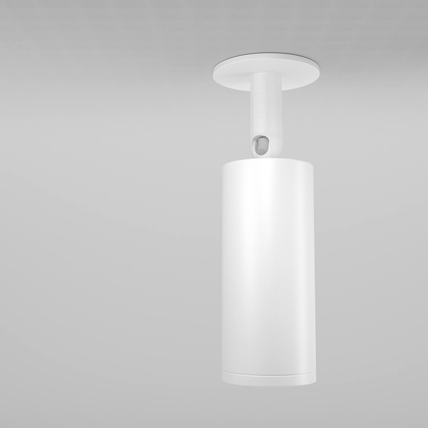 Punktowa lampa sufitowa Focus C018CL-01W z regulacją biała