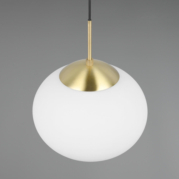 Lampa wisząca nad wyspę FOMENTO 363100108 Trio zwis bańka biały złoty outlet