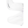 Designerskie krzesło salonowe Hover KH010100212 z tworzywa przezroczyste