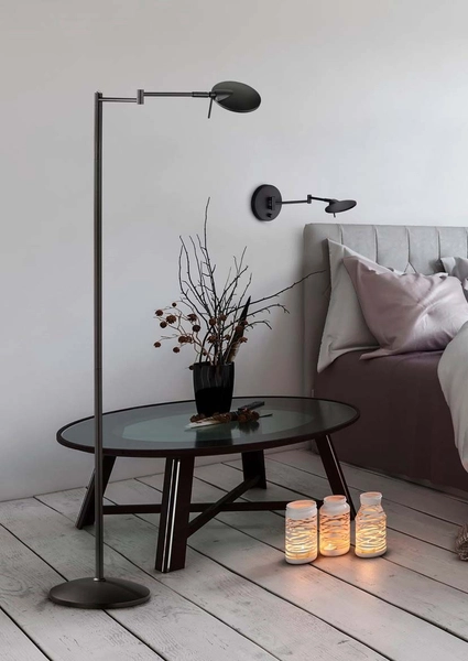 Czarna lampa ścienna Kazan 274770132 kinkiet LED 8W 3000K ruchomy