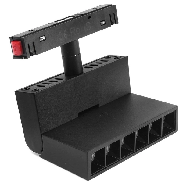 Oprawa szynowa 3-fazowa magnetyczna 481 Domeno LED 6W 3000K z diodami czarna