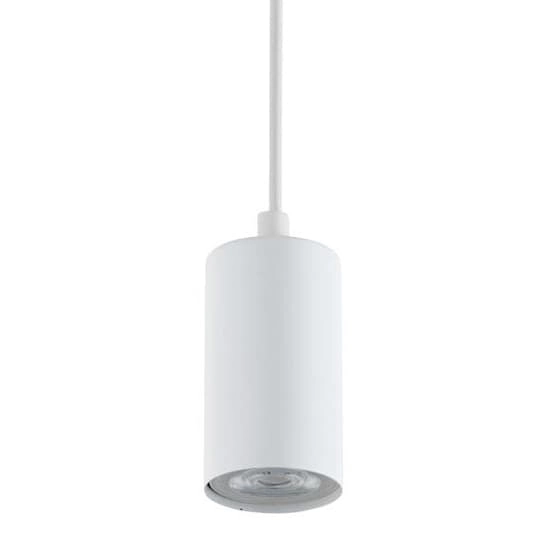 Wisząca lampa trójobwodowa Tracer 4845 TK Lighting tuba do szynoprzewodu biała