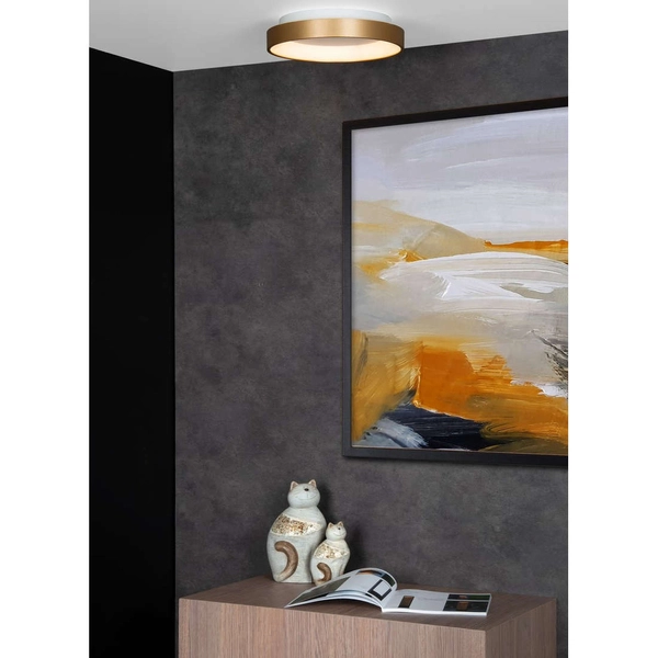 LAMPA sufitowa VIDAL 46103/20/02 metalowa OPRAWA plafoniera okrągła LED 20W 2700K plafon złoty