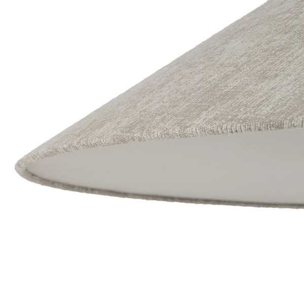 Podłogowa lampa POISE 11686 tkaninowa stożek beżowa