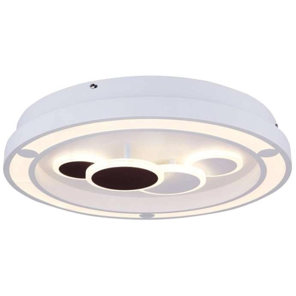 LAMPA plafon KOLLI 48405-50 Globo metalowa OPRAWA okrągła LED 50W 3000K - 6000K sufitowa biała