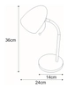 Stołowa lampa stojąca Kajtek  K-MT-200 z regulacją czarna