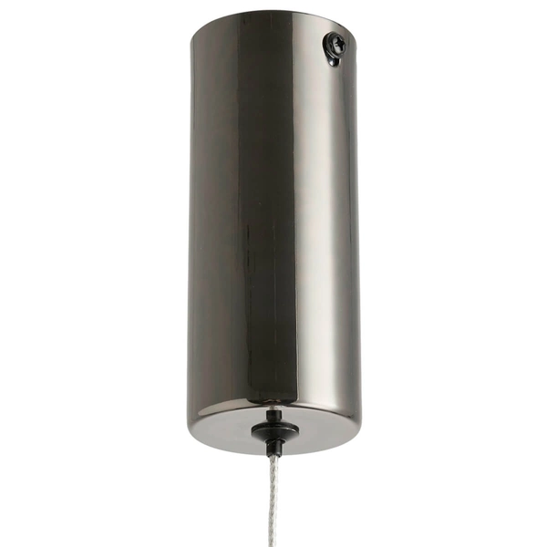 Zwisająca lampa kuchenna O-Line ST-1688L-BK LED 14W 3000K listwa koło biała