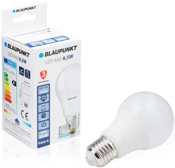 Żarówki LED 4 szt Blaupunkt E27-12W-WW-4 12W 2700K ciepła