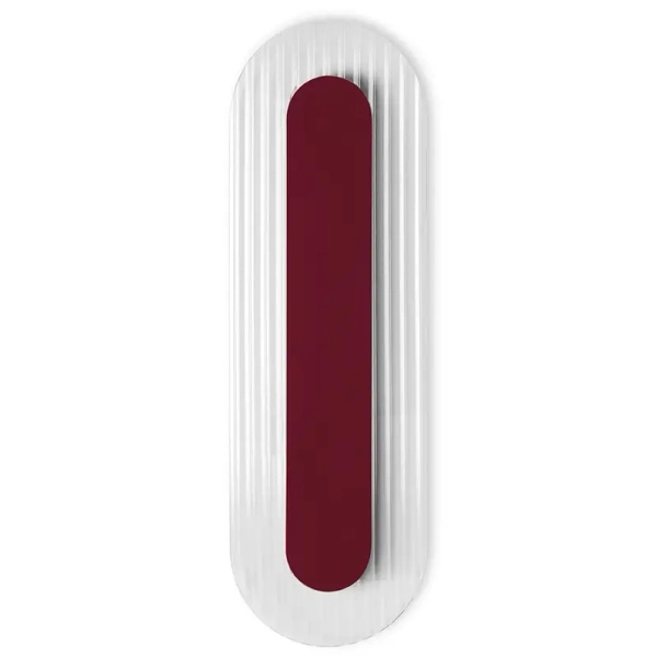 Szklana lampa ścienna Riflo RIWB64002 LED 4,8W 3000K burgundowy