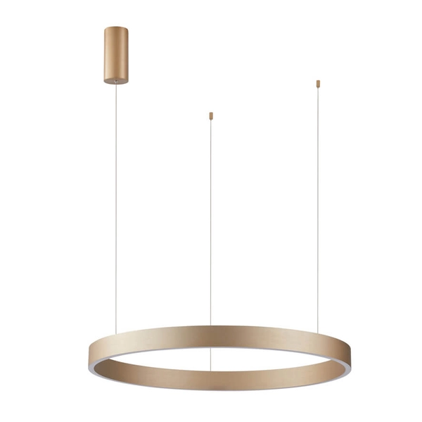 Lampa wisząca Brasco PND-56215D-080RPP-GD-3KS4K-TRDIMM Italux LED 80W 3000-4000K złoty