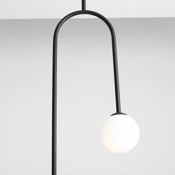 Salonowa lampa przysufitowa Nave 1088PL_H1 czarna biała