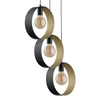 Kaskada lampa wisząca HOOP 32285 Sigma nowoczesne pierścienie czarne