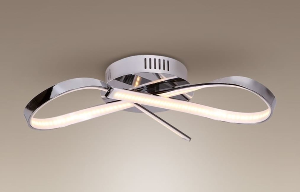 Designerski plafon jadalniany INFINITY C0099 LED 14W 3000K metal chrom