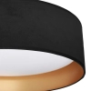 Okrągła lampa sufitowa RONDO BLACK ML7070 LED 18W 4000K czarna złota