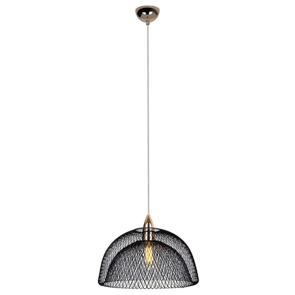 Modernistyczna lampa wisząca BREEZY P0440 Maxlight druciana czarna
