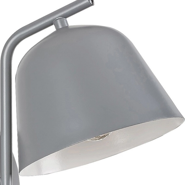 Metalowa lampa ścienna Malia 3094 loftowy kinkiet do sypialni szary