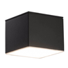 Natynkowa LAMPA sufitowa SUWA 8053 Shilo metalowa OPRAWA kostka cube IP44 czarna