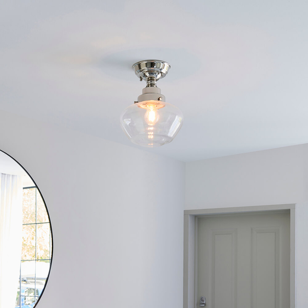 Przysufitowa lampa szklana Camberley 96170 srebrny przezroczysty
