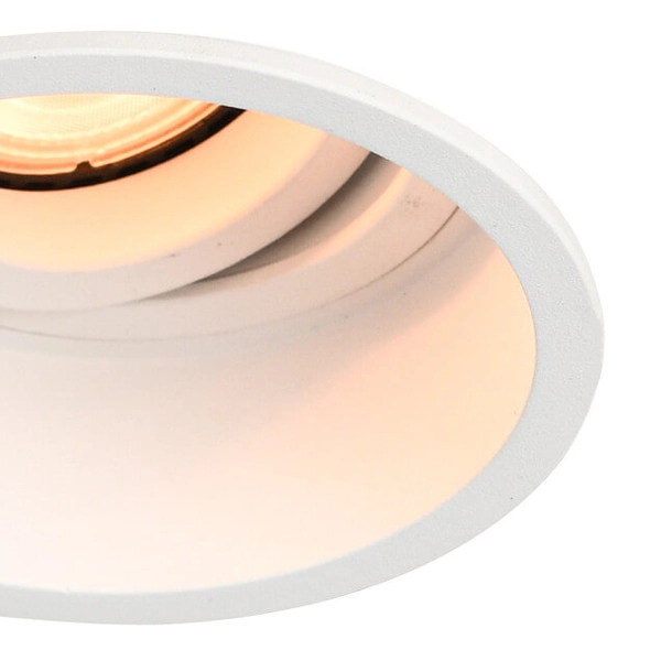 Metalowa lampa wpuszczana Gralte DL-88290-GU-WH Italux do łazienki biała