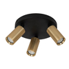 Lampa regulowana nasufitowa RITMO 09942/13/02 metalowa tuby czarne złote