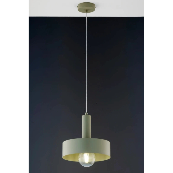 Wisząca lampa szałwiowa VITRUM metalowa 1xE27 do jadalni koło 41547